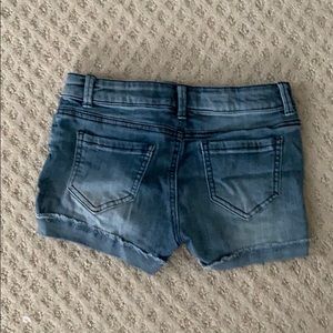 Bottoms | Girls Ripped Jean Shorts 